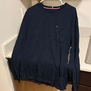 Tommy Hilfiger Dark Blue Long Sleeve Tee